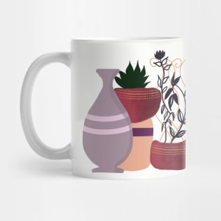 Bohemian plants pots Mug